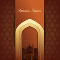 Greeting card for the holy month of Ramadan