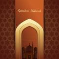 Greeting card for the holy month of Ramadan
