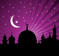 Greeting card for holy month of Ramadan Kareem