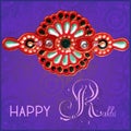 Greeting card for indian festive sisters and