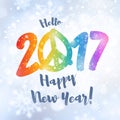 2017 Greeting card for peace