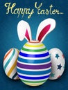 Greeting card Poster template Easter