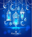 Greeting Card Ramadan Kareem Royalty Free Stock Photo
