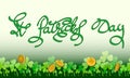 Greeting card St. Patrick