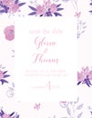 Greeting card for the wedding day