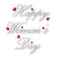 Greeting card for womens day Royalty Free Stock Photo