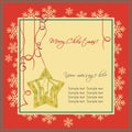 Greeting cards with Christmas Ornaments