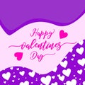 GREETING CARDS HAPPY VALENTINES DAY WITH COLORFUL BACKGROUND