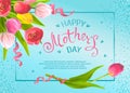 Greeting cards Mothers Day Royalty Free Stock Photo