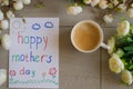 Greetings for mother`s day Royalty Free Stock Photo