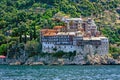 Gregoriou monastery, Mount Athos Royalty Free Stock Photo