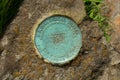 Gregory Bald Survey Marker Royalty Free Stock Photo