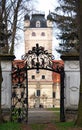 GREILLENSTEIN, AUSTRIA: tower of renaissance palace Greillenstein
