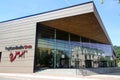 Greiz, Germany - July 15, 2023: Vogtland Halle concert hall and events venue in Greiz, Thuringia