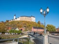 Greizer castle in autumn east germany