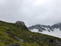 Greizer hut at Berlin high path, Zillertal Alps in Tyrol, Austria