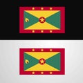 Grenada Flag banner design Royalty Free Stock Photo