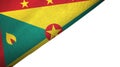 Grenada flag left side with blank copy space