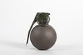 Grenade on white background. Royalty Free Stock Photo