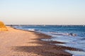 Grenen beach/sandbar in Denmark. Royalty Free Stock Photo