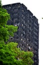 The Grenfell Tower Fire Royalty Free Stock Photo