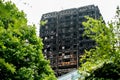 The Grenfell Tower Fire Royalty Free Stock Photo