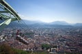 Grenoble aerial view Royalty Free Stock Photo