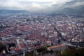 Grenoble city panorama