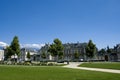 Grenoble city square Royalty Free Stock Photo