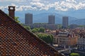 Gateway to the Alps, Grenoble was awarded European Green Capital for 2022 Royalty Free Stock Photo