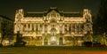 Gresham Palace at night, Budapest, Hungary