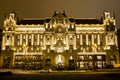 Gresham Palace at night with Christmas lights Royalty Free Stock Photo