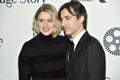 Greta Gerwig & Noah Baumbach attend the 57th annual New York Film Festival premiere for `Marriage Story`