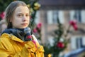 Greta Thunberg meet italian activists against climate change