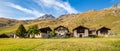 The tiny Heidi village of Grevasalvas Engadin, Grisons, Switzerland Royalty Free Stock Photo