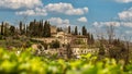 03 30 2024 - Greve in Chianti, Italy. View on Castello Verazzano, italian castle Royalty Free Stock Photo