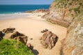 Greve de Lecq Beach, Jersey, UK Royalty Free Stock Photo