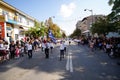 Grevena, October 13, 2018, National parade held in the town of Grevena