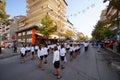 Grevena, October 13, 2018, National parade held in the town of Grevena