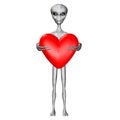 Grey Alien in Love