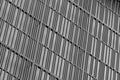 grey architecture detail of metal facade wall building