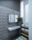 Grey bathroom