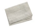 Grey beige folded litchen cloth isolated,burlap dishcloth,towel