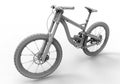 Grey bicycle