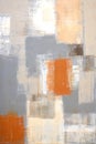 Grey and Biege and Beige Abstract Art Painting