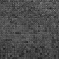 Grey and black mosaic wall texture Royalty Free Stock Photo