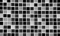 Grey and black mosaic wall texture. Royalty Free Stock Photo