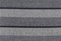 Grey-black striped cotton fabric texture as background Royalty Free Stock Photo