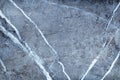 Grey blue marble pattern, natural stone with cracks, cement grunge wall texture background Royalty Free Stock Photo