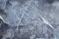 Grey blue marble pattern, natural stone with cracks, cement grunge wall texture background Royalty Free Stock Photo